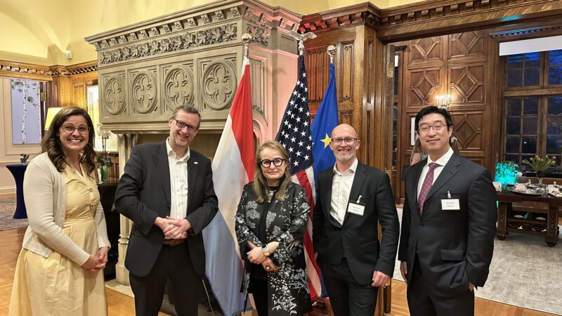 EmTroniX and Anywaves attend a high-level Luxembourg space event in Washington DC, highlighting global collaboration and the Artemis II launch.